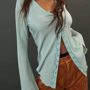 Urban Outfitters Lille Plisse Blouse